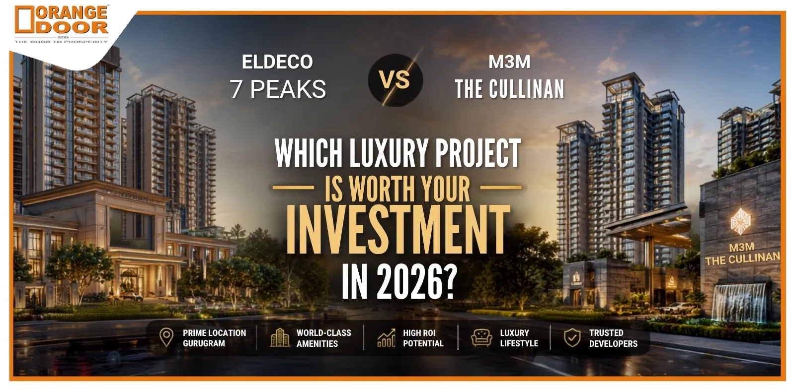 Eldeco 7 Peaks vs M3M The Cullinan: Which Luxury Project is Worth Your Investment in 2026?