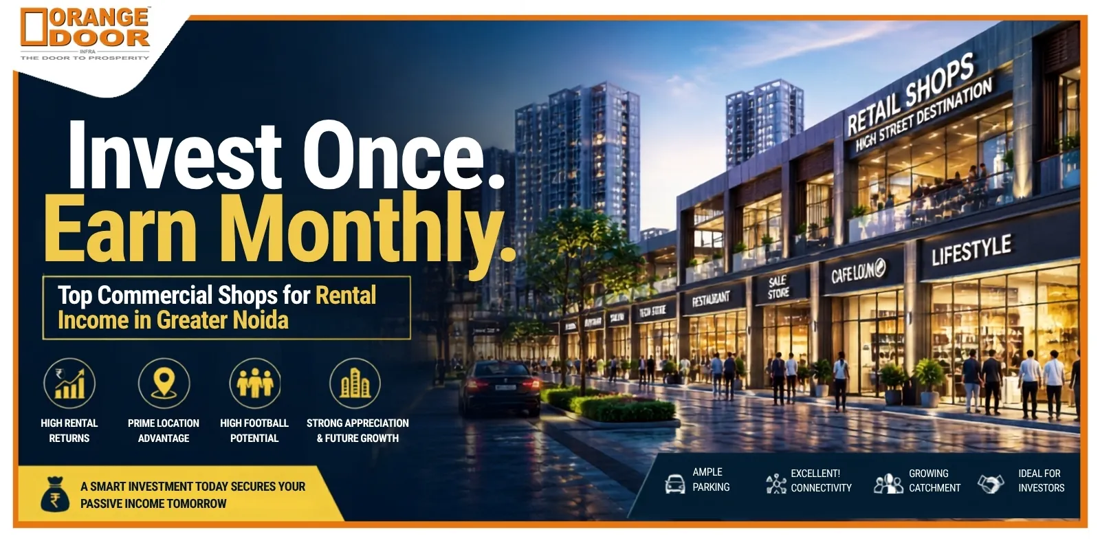 Best Commercial Shops for Sale in Greater Noida for Rental Income