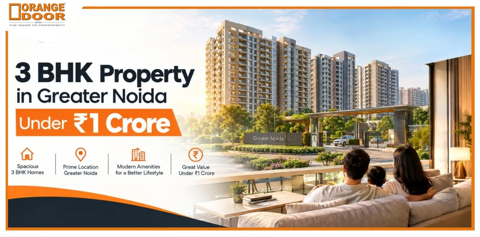 Best 3 BHK Property in Greater Noida Under ₹1 Crore