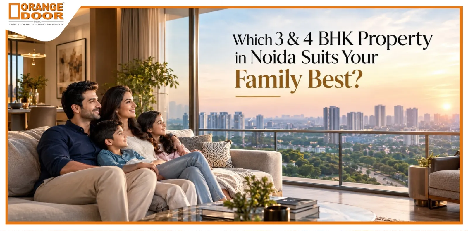 Which 3 & 4 BHK Property in Noida Suits Your Family Best?